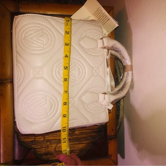 Valentino Orlandi Quilted Cream Mini Bag - Picture 11 of 14